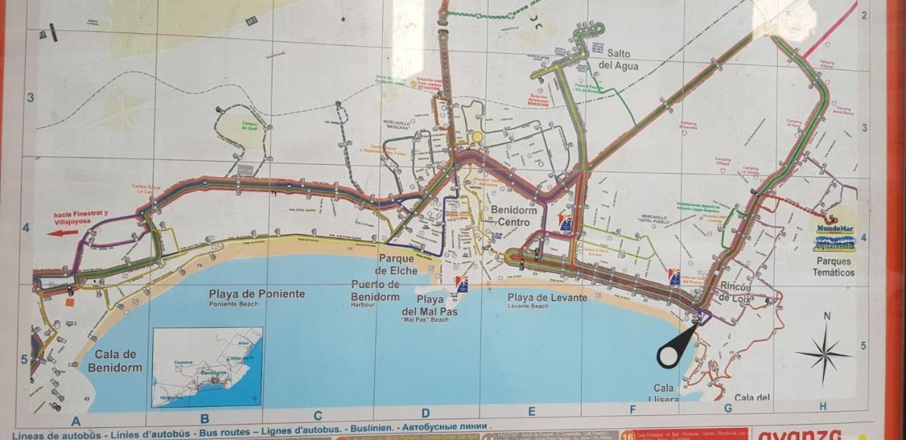 شقة Benidorm Beach المظهر الخارجي الصورة